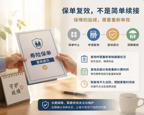 寿险断缴一年后重新交费，刚复效两个月就身故，原来的100万保额还算数吗？