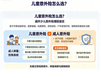 儿童意外险怎么选？避开少儿意外险理赔盲区
