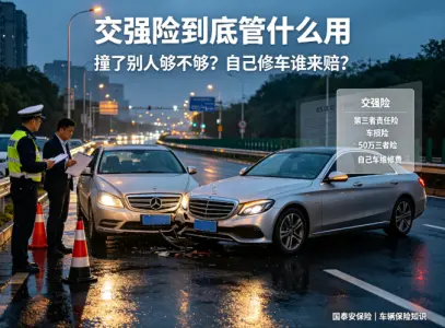 车险里的交强险到底管什么用，很多老司机开了十年车都没弄明白