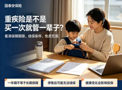 重疾险是不是买一次就管一辈子？这些真相早知道少踩坑