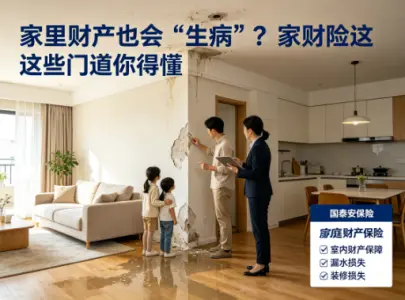家里财产也会“生病”？家财险这些门道你得懂